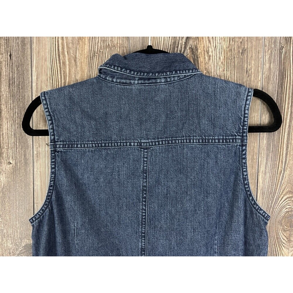 L.L. Bean Blue Denim Midi Dress - Picture 4 of 12